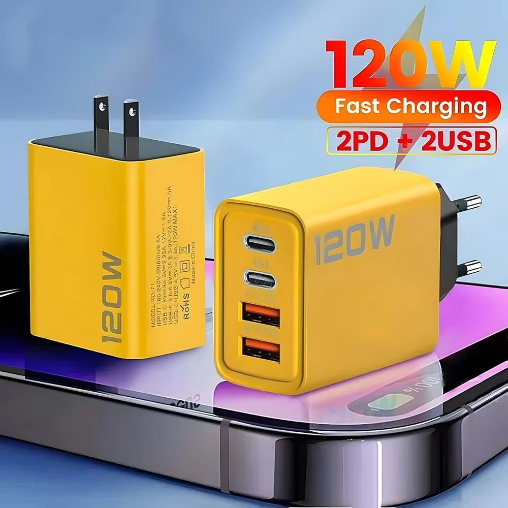 UltraCharge 4 Port USBC PD Fast Charging Adapter 0