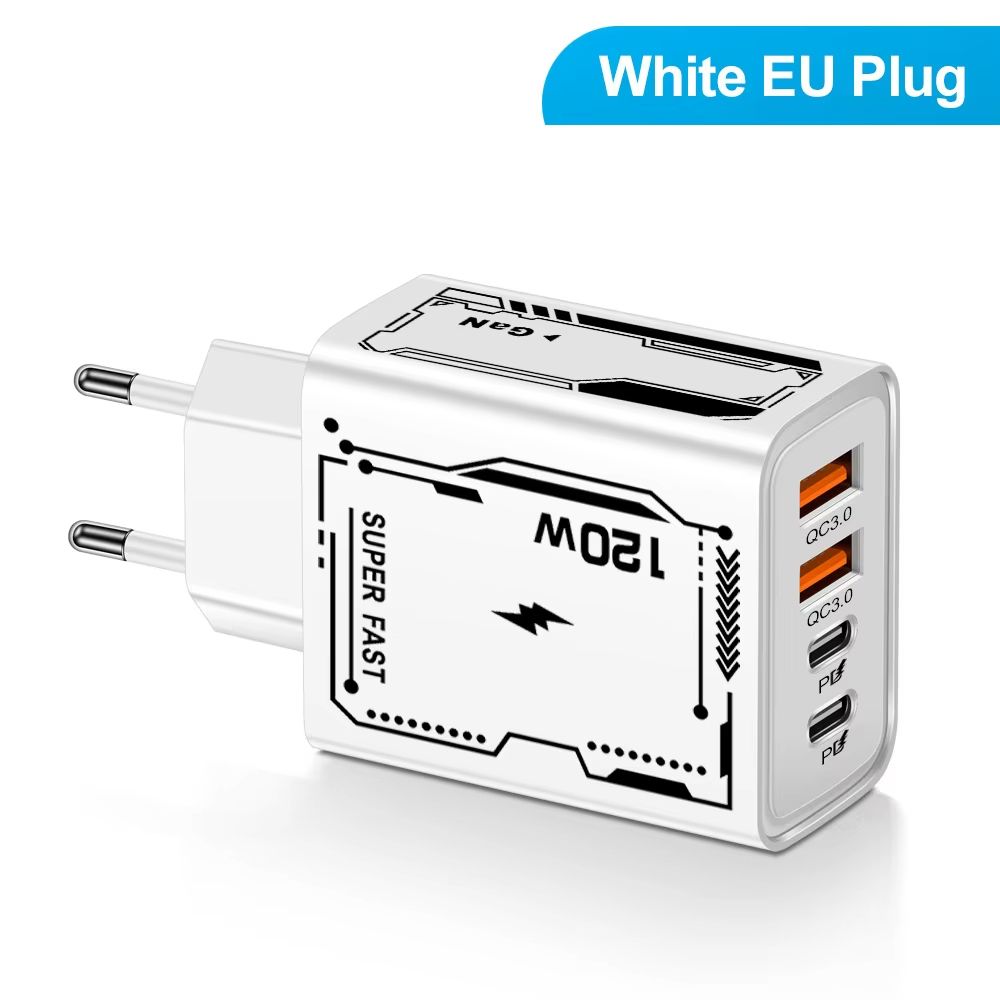 UltraCharge 4 Port USBC PD Fast Charging Adapter 17