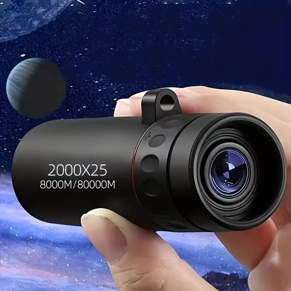 2000X25 HD Pocket Monocular  Compact Travel Telescope For Bird Watching Hiking  Concerts 1