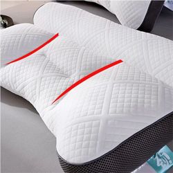 memory foam pillow, ergonomic pillow, orthopedic pillow, cervical support pillow, slow rebound pillow