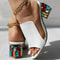Elegant Crystal SquareHeel Sandals For Women Chic OpenToe Summer Fashion 3
