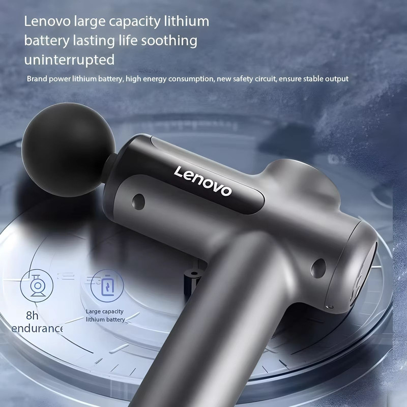 Lenovo Smart Recovery Fascia Gun  LED Touchscreen Fascia Gun  Deep Tissue Massage Gun 1