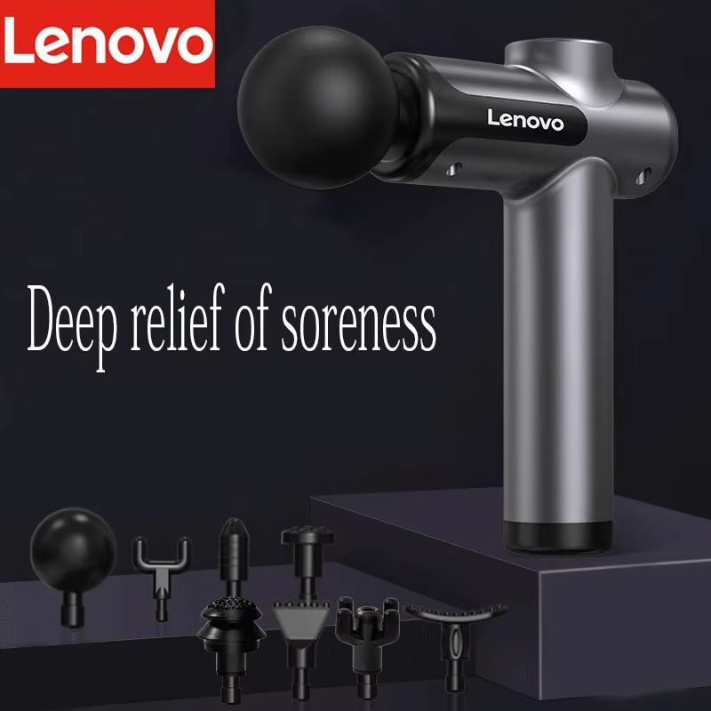 Lenovo Smart Recovery Fascia Gun  LED Touchscreen Fascia Gun  Deep Tissue Massage Gun 4