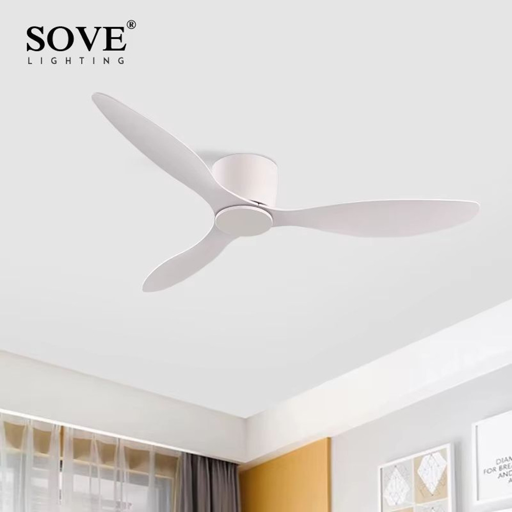 SOVE Ultra Slim DC Ceiling Fan With Remote 1