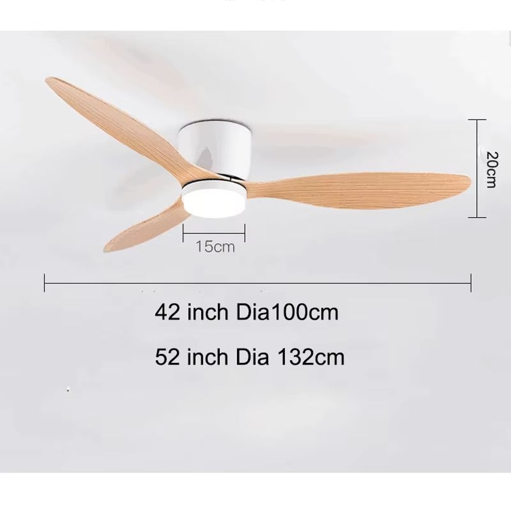 CoolComfort 4252 Inch LED Ceiling Fan With Light And DC Motor Remote Control 4