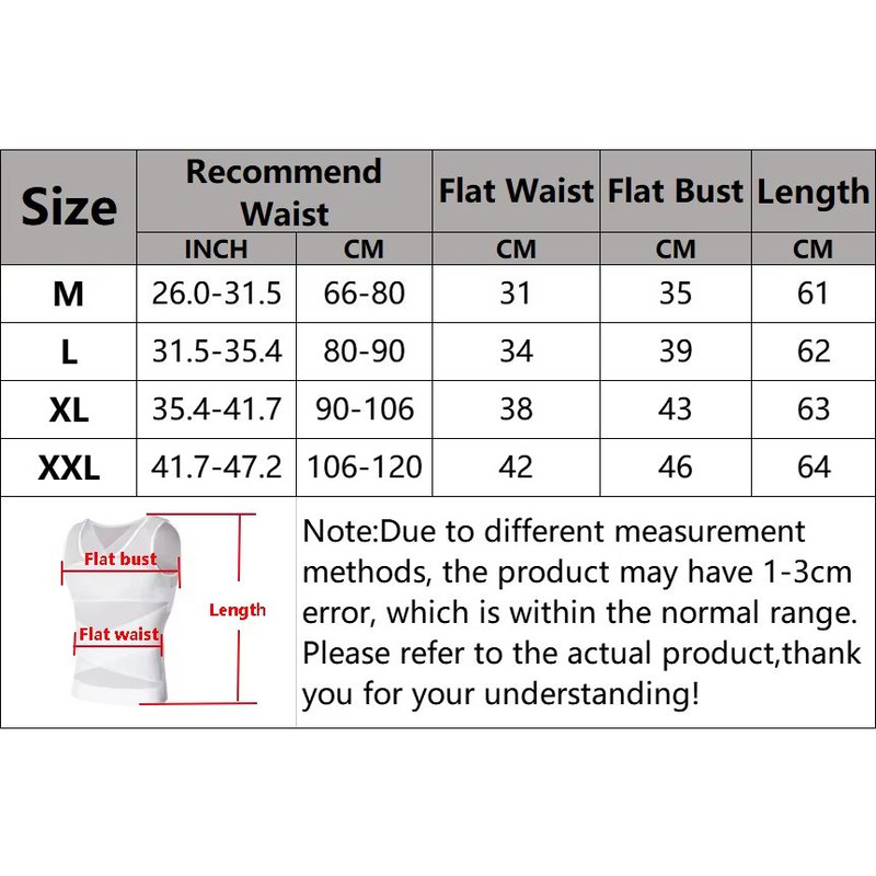 SlimFit Mens Compression Tank Breathable Tummy Control Body Shaper 5