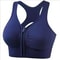EliteFit Front Zipper Sports Bra High Support Gym And Yoga Bra 7