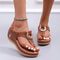 Sunlet Comfort Wedge Big Size Women Platform Sandals 12