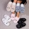 CozyCat Kawaii Fuzzy Slippers Plush Non Slip Home Slippers 0
