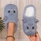 CozyCat Kawaii Fuzzy Slippers Plush Non Slip Home Slippers 8