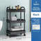3Tier Rolling Utility Cart For Kitchen Bathroom  Craft  Mobile Storage Organizer With Reinforced Ha 4