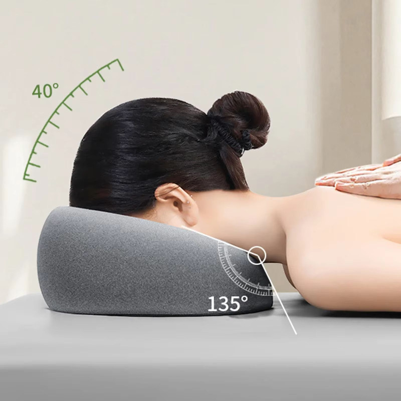 Face Down Pillow Desk Nap Pillow Prone Resting Comfort Memory Foam Ergonomics Home Massage Headrest 0