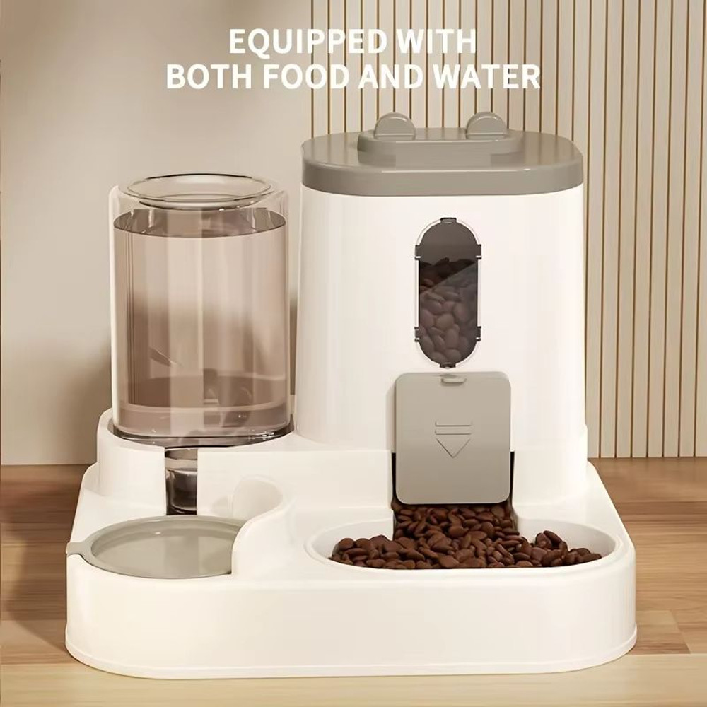 2in 1 Cat Food Dispenser Water And Food Integrated Fully Automatic Cat Food Feeding And Water Dispe 3