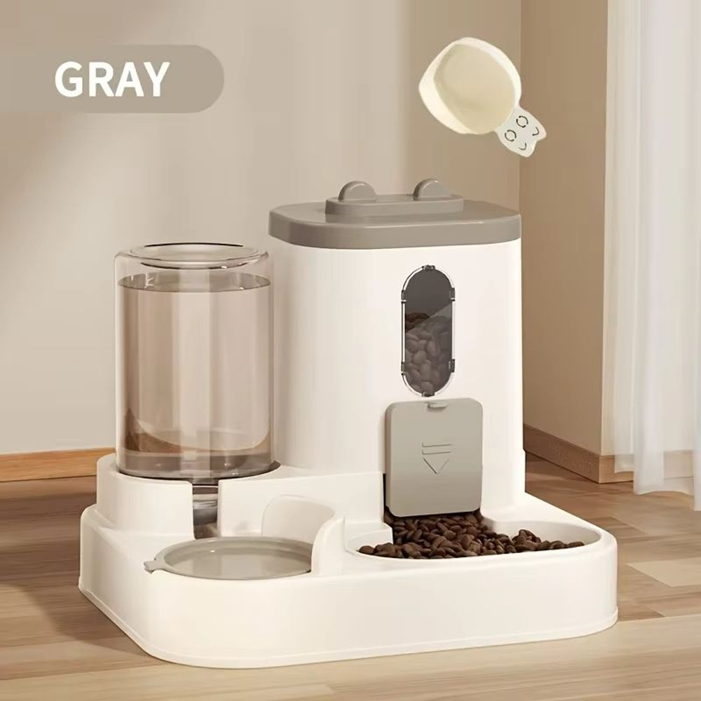 2in 1 Cat Food Dispenser Water And Food Integrated Fully Automatic Cat Food Feeding And Water Dispe 2