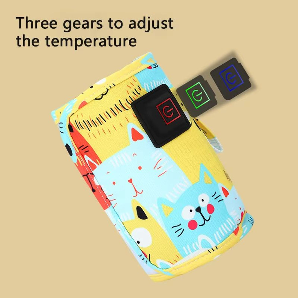 USB Milk Water Warmer Travel Stroller Insulated Bag Nursing Bottle Heater Portable Bottle Feeding W 1
