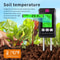 6 In 1 Digital Soil Tester Multifunctional Soil PH Detector Moisture Fertility PH Temperature Humid 0