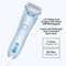 Portable Waterproof 2 In 1 Painless Shaving Knife Lady Private Part Hair Shaver Trimmer Epilator Bi 3