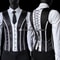 Elegant Renaissance Mens Waist Cincher SteelBoned Medieval Corset Vest For Stomach Control 5