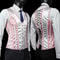 Elegant Renaissance Mens Waist Cincher SteelBoned Medieval Corset Vest For Stomach Control 6