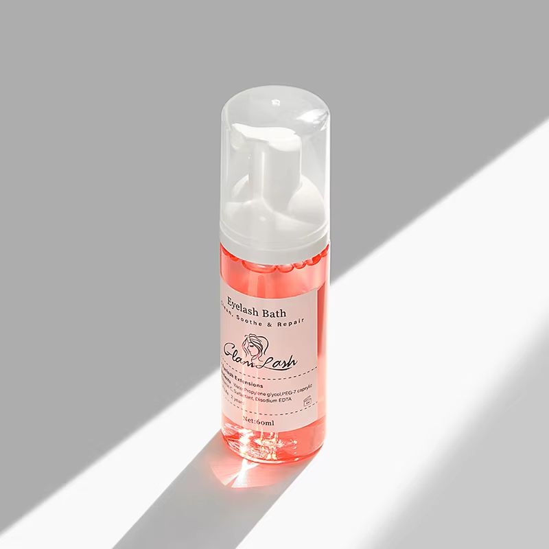GLAMLASH 60ml Eyelash Foam Cleanser  No Tears Formula With Fruit Scent For Lash Extensions 10