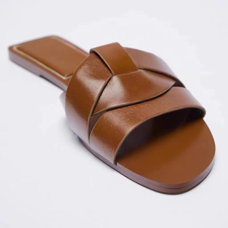 2024 New Fashion Slippers  Womens Sexy Flat Sandals With Elegant Fish Mouth Design 8