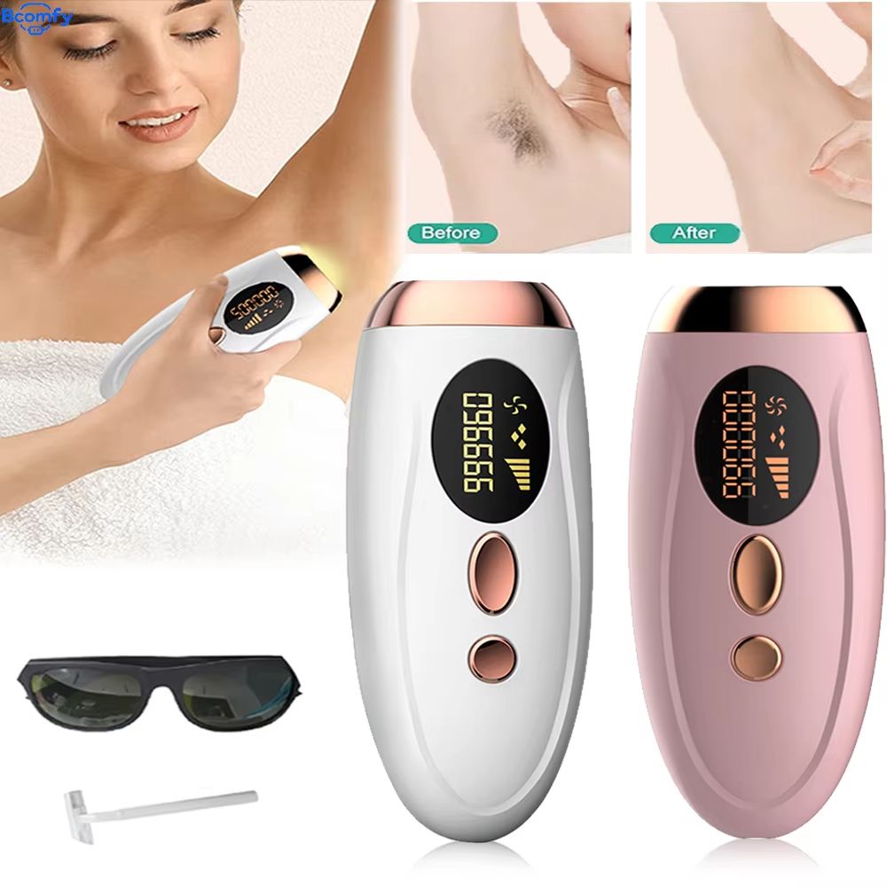 Permanent Laser Epilator With 999999 Flashes  Professional Painless Laser Hair Removal Machine For  3