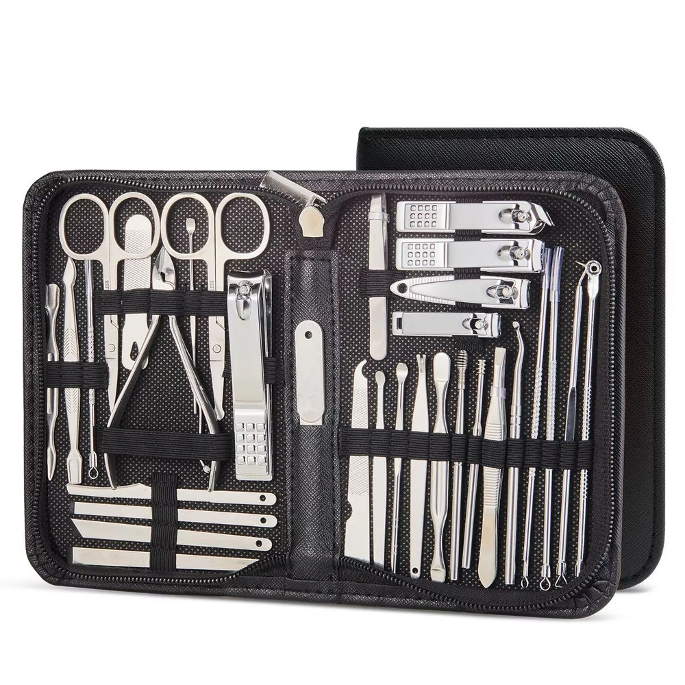 832pcs Professional Manicure Set  Stainless Steel Pedicure Kit With Nail Scissors Cutters And Beaut 9