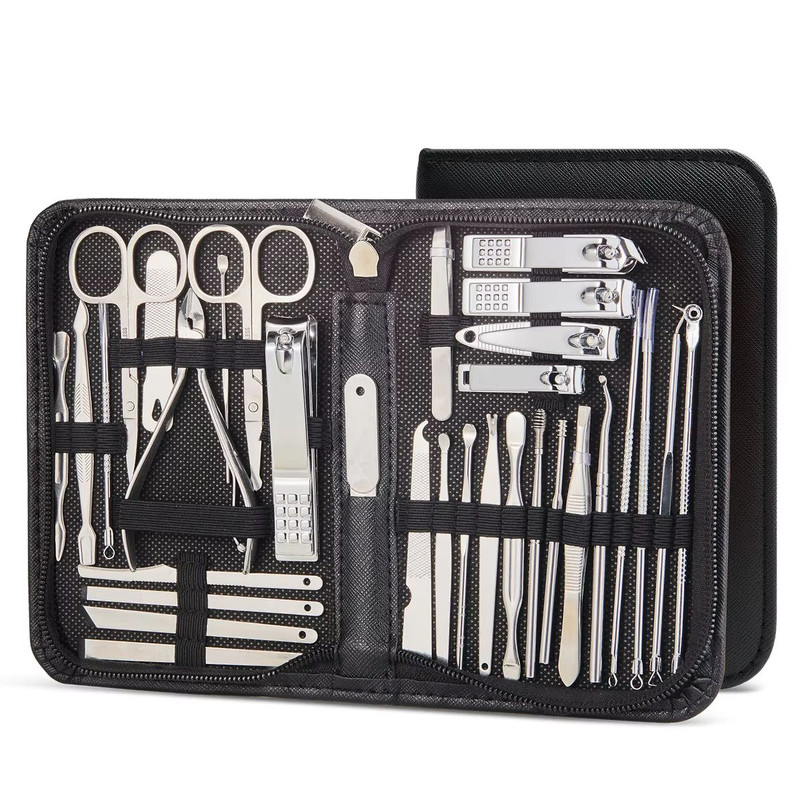 832pcs Professional Manicure Set  Stainless Steel Pedicure Kit With Nail Scissors Cutters And Beaut 9