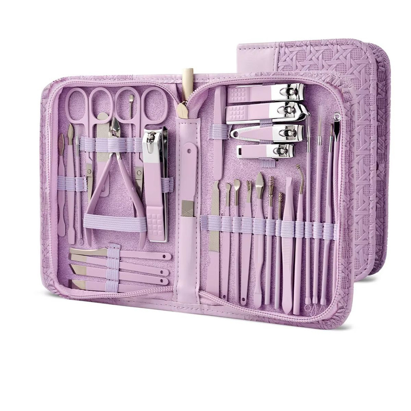 832pcs Professional Manicure Set  Stainless Steel Pedicure Kit With Nail Scissors Cutters And Beaut 14