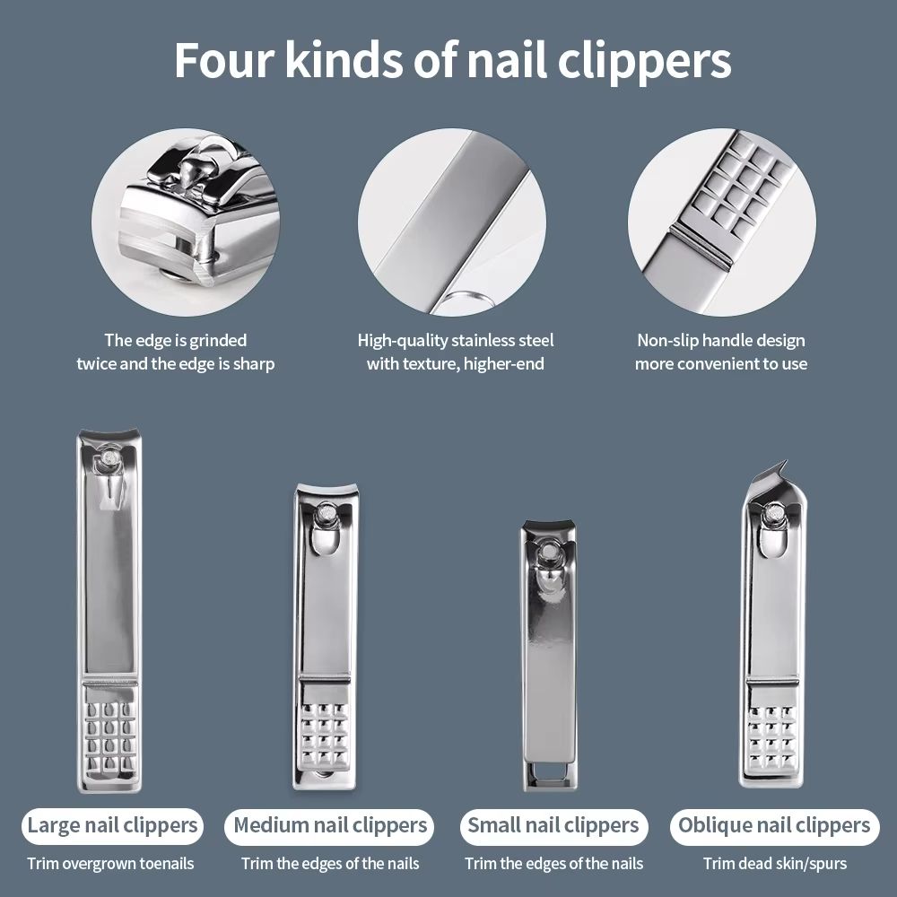 832pcs Professional Manicure Set  Stainless Steel Pedicure Kit With Nail Scissors Cutters And Beaut 4