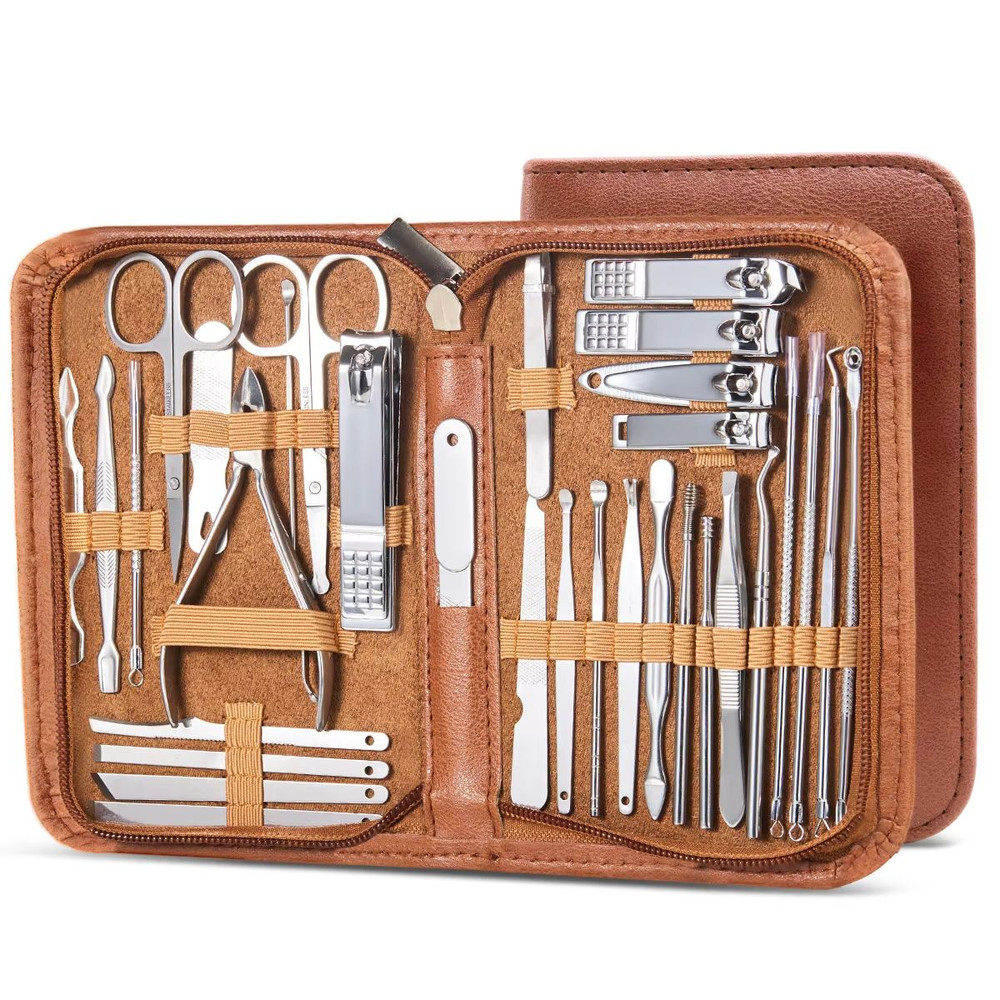 832pcs Professional Manicure Set  Stainless Steel Pedicure Kit With Nail Scissors Cutters And Beaut 7