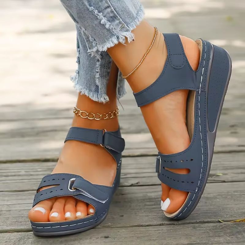 2024 New Soft Womens Sandals SlipOn Open Toe Walking Shoes For Party Casual Wear 9