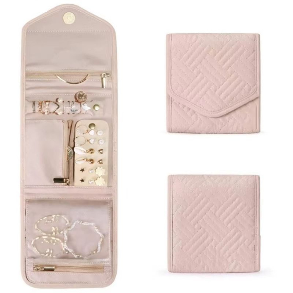 Foldable Jewellery Roll Organizer  Convenient Jewellery Bag For Travel Display And Home Use 3