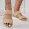 Womens AntiSlip Comfortable Flat Sandals  Fashionable Summer Shoes With Matching Color Sole And Pur 4