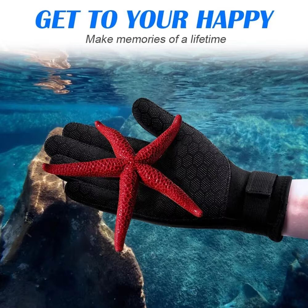 3mm Neoprene Wetsuit Gloves  Thermal AntiSlip Scuba Diving Surfing Spearfishing And Kayaking Gloves 3