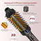 Heated Styling Brush 3in1 Ionic Hair CurlerStraightener  AntiScald Electric Curl Wand For Perfect H 3