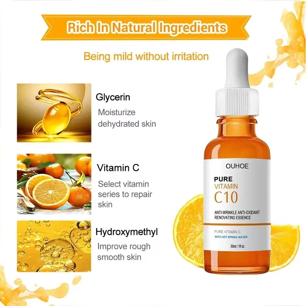 Vitamin C Wrinkle Remover Face Serum  Lifting Firming And AntiAging Essence For Fine Lines And Skin 3