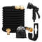Garden Water Hose Expandable  High Pressure PVC Reel With Double Metal Connector For Garden Farm Ir 0