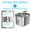 Stainless Steel Cat Fountain  Automatic Water Dispenser With Sensor And Filter For Cats UltraQuiet  1