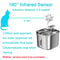Stainless Steel Cat Fountain Automatic Water Dispenser With Sensor And Filter For Cats UltraQuiet 2