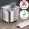 Stainless Steel Cat Fountain Automatic Water Dispenser With Sensor And Filter For Cats UltraQuiet 4
