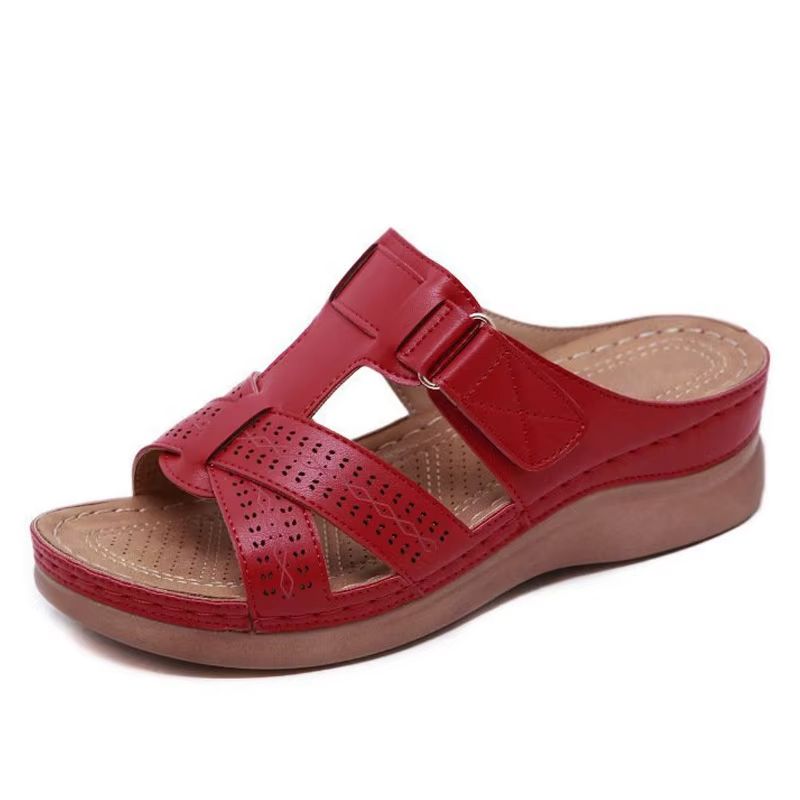 Summer Womens Wedge Sandals  Premium Orthopedic Open Toe Casual Platform Slippers With AntiSlip Des 1