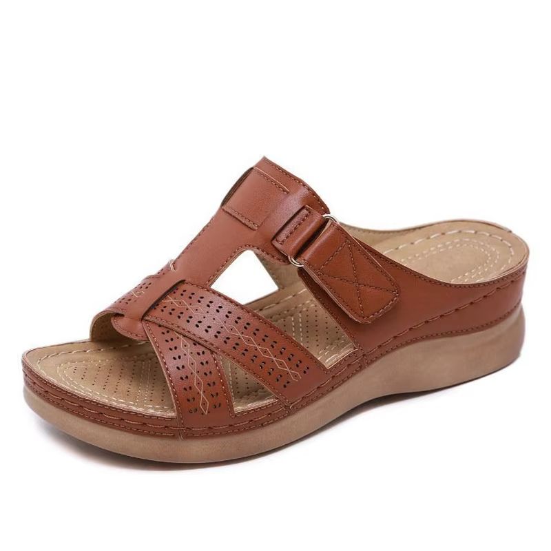 Summer Womens Wedge Sandals  Premium Orthopedic Open Toe Casual Platform Slippers With AntiSlip Des 2