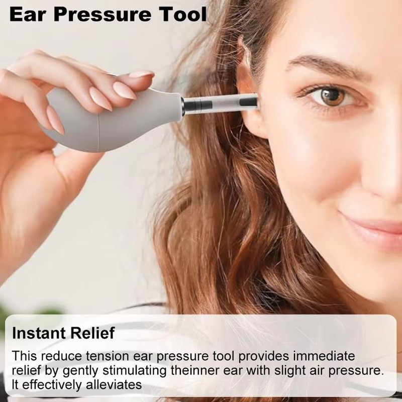 2PCS Portable Silicone Ear Pressure Relief Tool For Headaches Tension Reducing Inner Ear Pressure 3