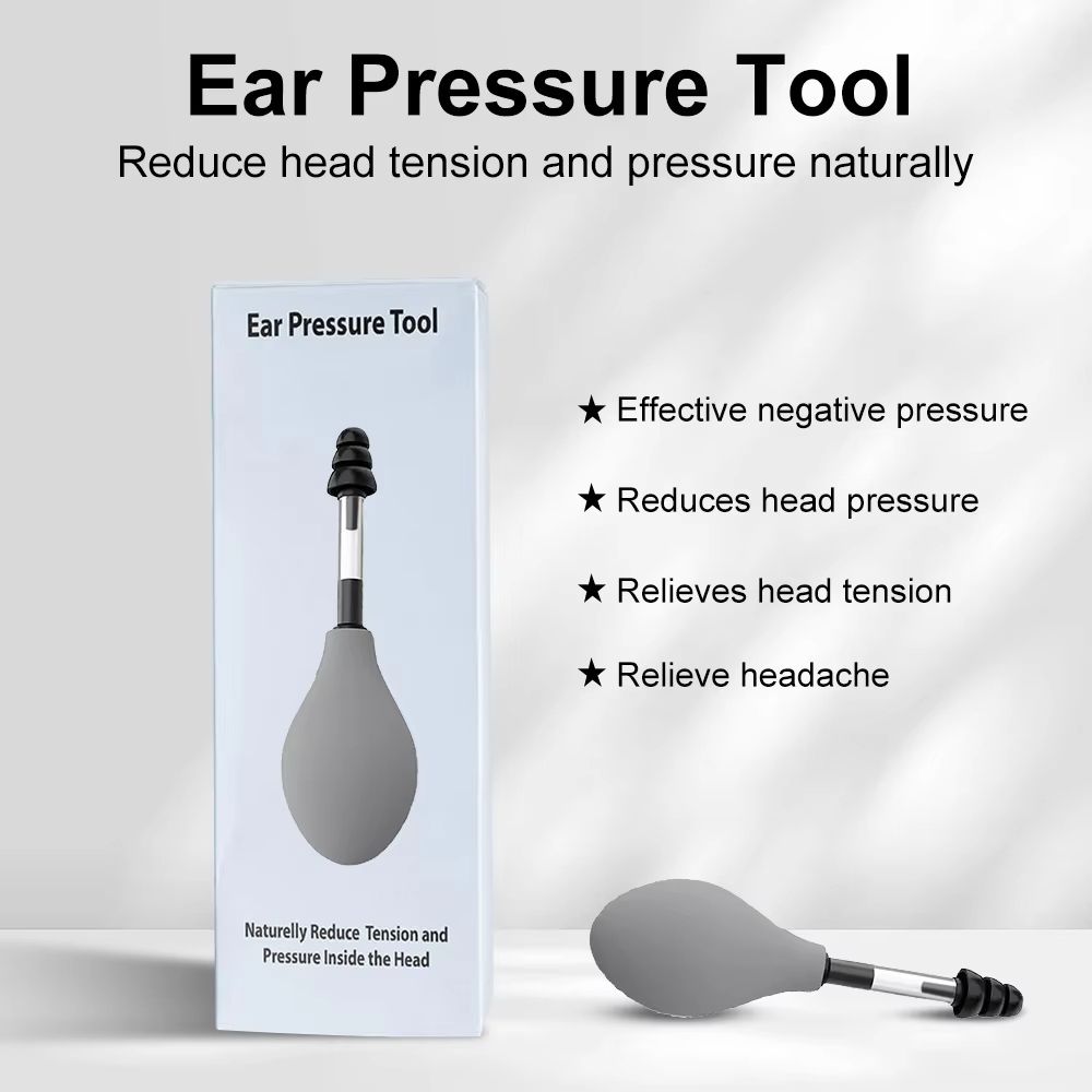 2PCS Portable Silicone Ear Pressure Relief Tool For Headaches Tension Reducing Inner Ear Pressure 4