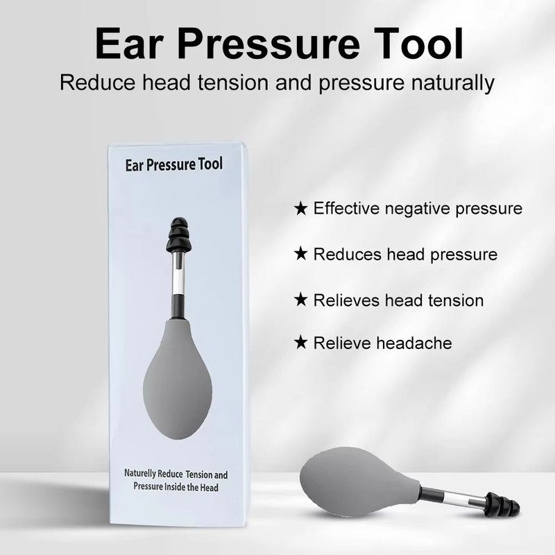 2PCS Portable Silicone Ear Pressure Relief Tool For Headaches Tension Reducing Inner Ear Pressure 4