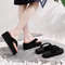 Womens Lightweight Wedge Flip Flops  Comfortable Summer Platform Sandals For Beach  Indoor Use 5