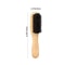 Boar Bristle Slick Back Hair Brush Sleek Ponytail Bun Styling Tool For Smoothing Baby Hairs Flyaw 9