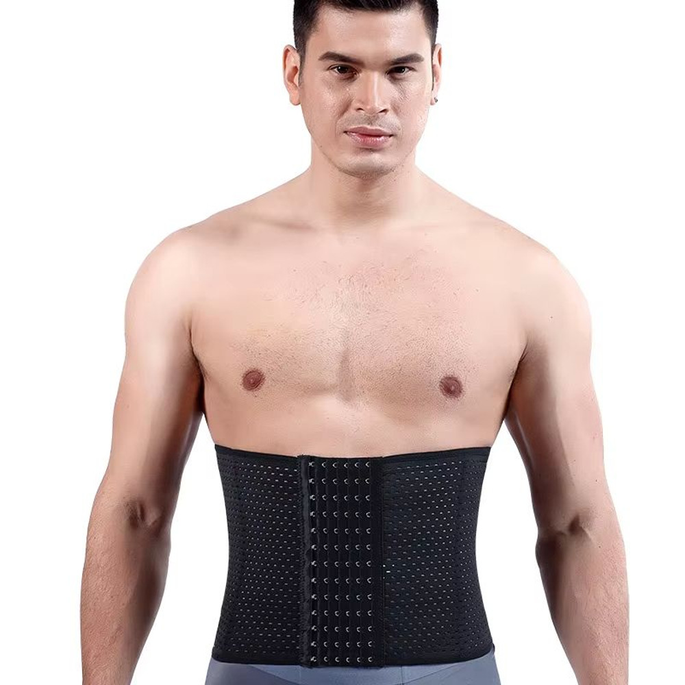 Men Slimming Waist Trainer Belt Body Shaper For Tummy Control  Posture Support 6