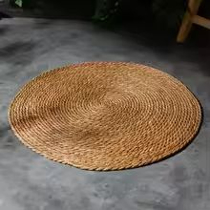 Natural Rattan Cat Scratcher Mat  Furniture Protector  Nail Care 6